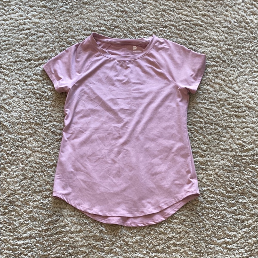 All in Motion Pink Short Sleeve Top. Size small.